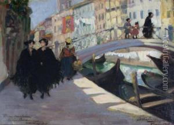 Venice Oil Painting - Dixie Selden