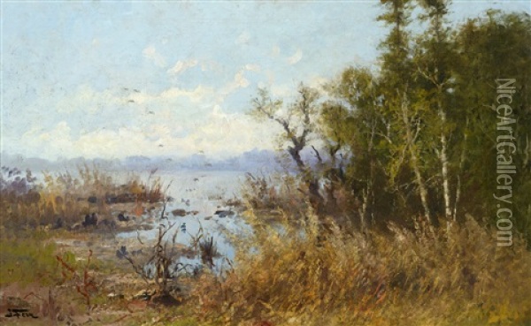 Marshlands Oil Painting - John Fery