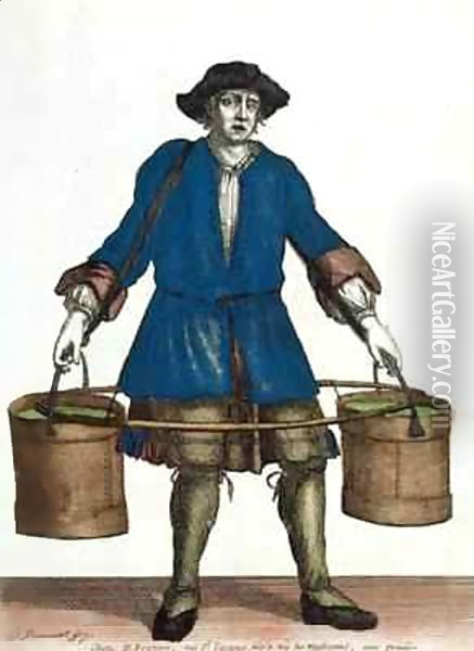 The Water Carrier Oil Painting - Jean Baptiste Bonnart