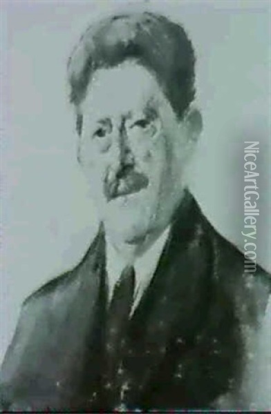 Portrat Dr. Julius Elias Oil Painting - Max Liebermann