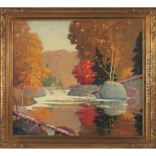 Landscape Oil Painting - John Adams Spelman