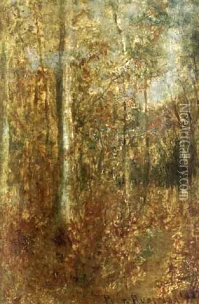 Fall Landscape Oil Painting - Ben Austrian