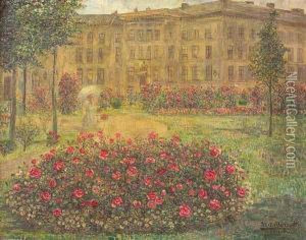 Jardin Holandes Oil Painting - Marie-Antoinette Marcotte