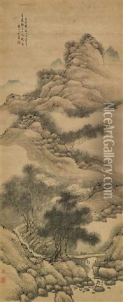 Summer Mountains Oil Painting -  Fa Ruozhen