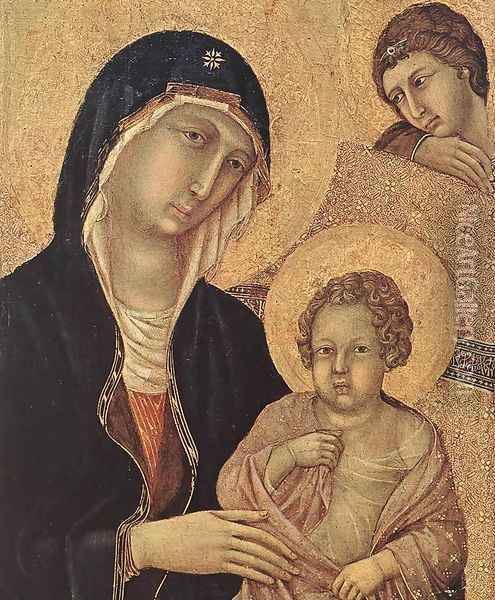 Maesta (detail 9) 1308-11 Oil Painting - Duccio Di Buoninsegna