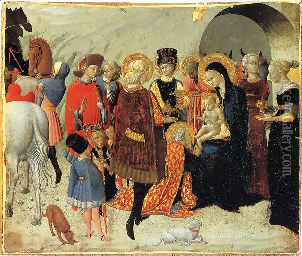 Adoration of the Magi Oil Painting - Stefano Di Giovanni Sassetta