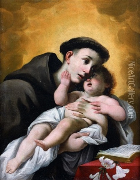 Saint Antoine De Padoue Oil Painting - Paolo de Matteis