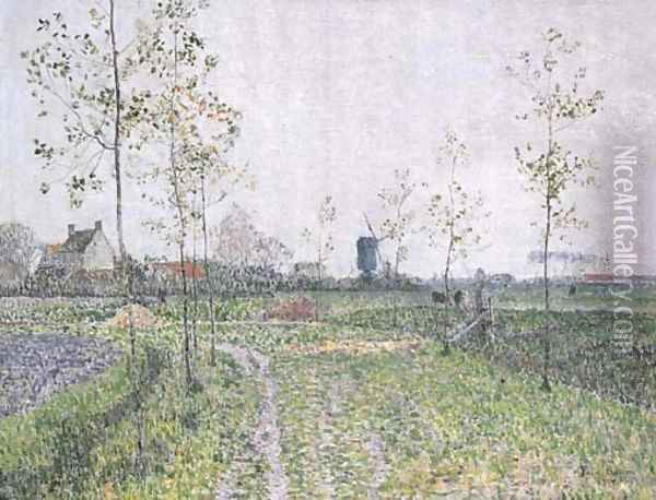 Herbstlandschaft bei Knokke Oil Painting - Paul Baum