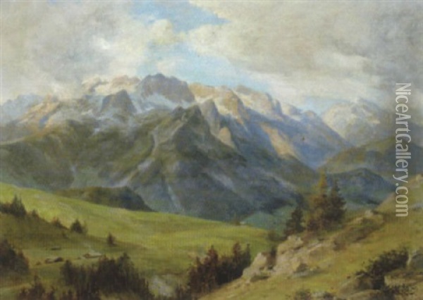 Im Salzburgischen Oil Painting - Franz Kulstrunk