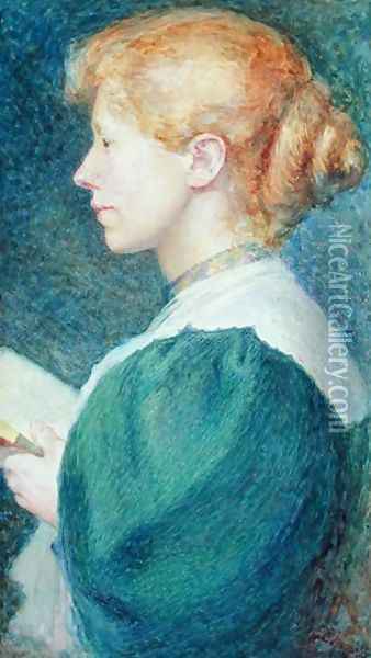 Reflections Self Portrait Oil Painting - Elizabeth Ellen Houghton
