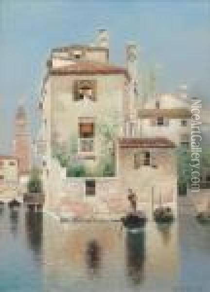 Venetian Scene Oil Painting - Henry Pember Smith