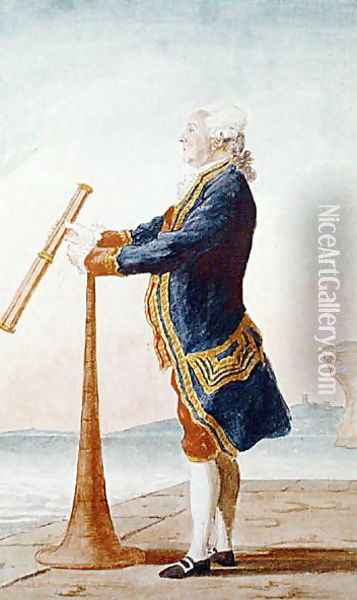 Le Chevalier de Beausset, chef d'escadre des armees Oil Painting - Louis Carrogis Carmontelle