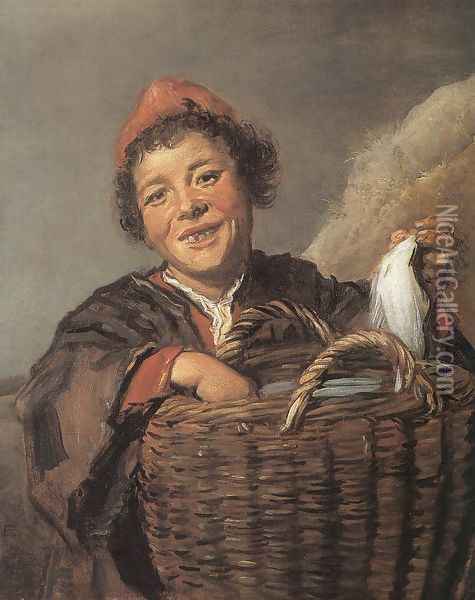 Fisher Boy 1630-32 Oil Painting - Frans Hals