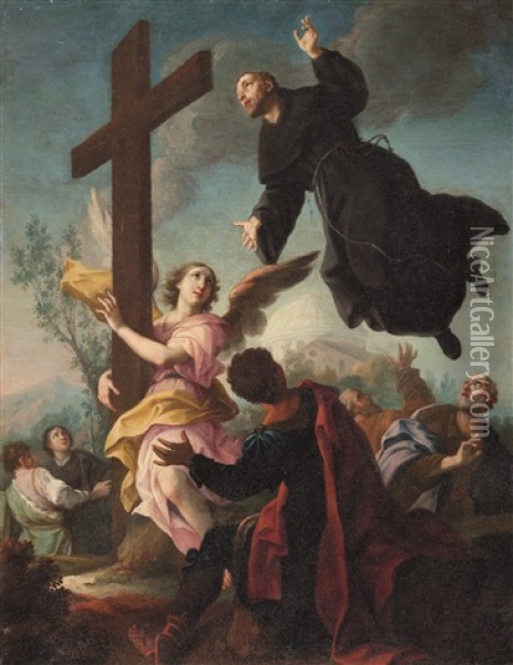 San Giuseppe Da Copertino Oil Painting - Giambettino Cignaroli