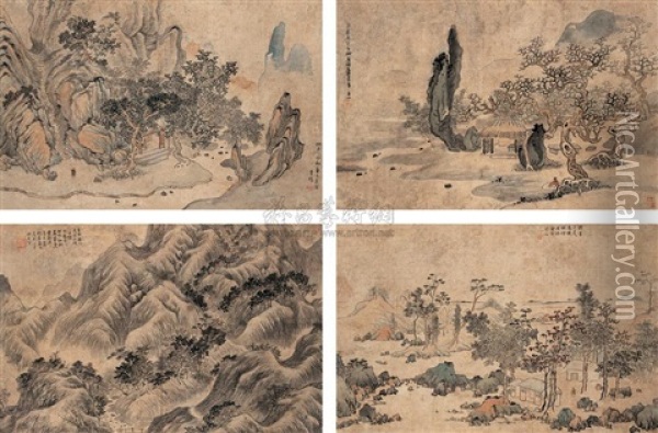 Landscape (+ 5 Others; 6 Works) Oil Painting -  Li Kui