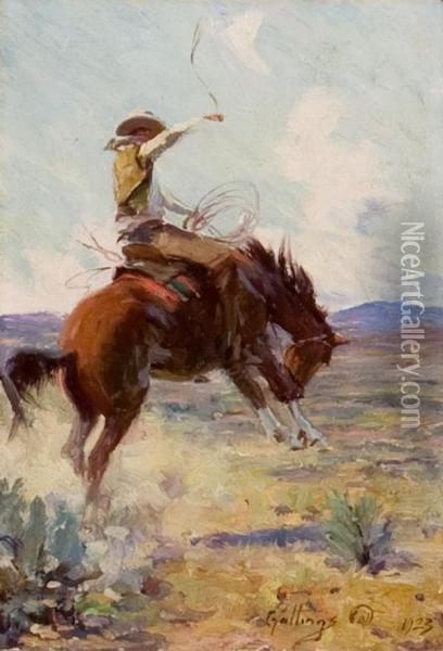Sagebrush Jaunt Oil Painting - Elling William Gollings