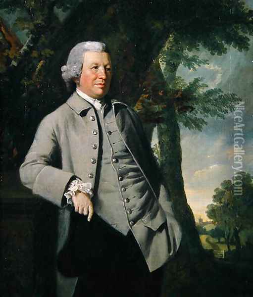 A Country Gentleman, c.1777 Oil Painting - Robert Edge Pine