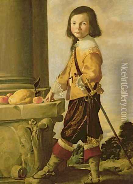 Portrait of a Youth Oil Painting - Luigi (Il Genovesino) Miradori