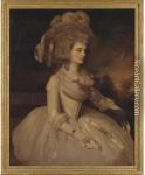 Portrait Of Selina, Lady Skipwith Oil Painting - Sir Joshua Reynolds