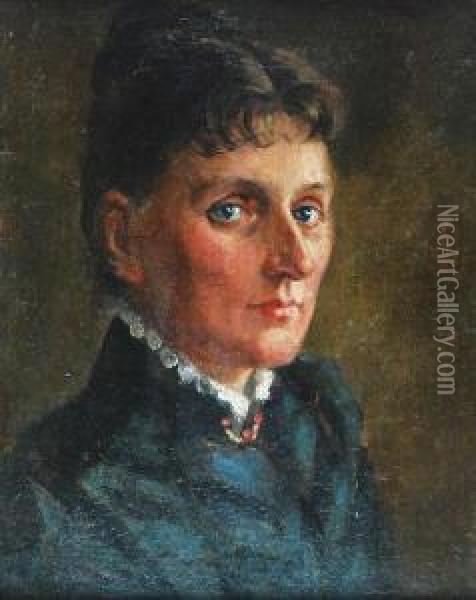 Portret Kobiecy Oil Painting - Olga Boznanska