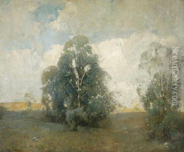 Summer Landscape Oil Painting - Emil N.A. Carlsen