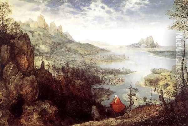 Landscape with the Flight into Egypt 1563 Oil Painting - Jan The Elder Brueghel
