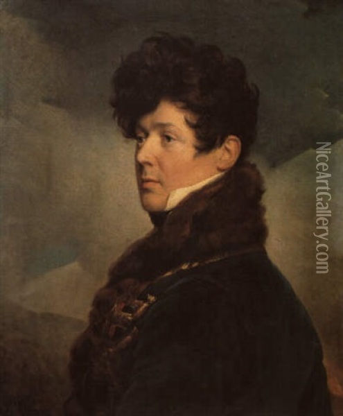 Portrait Du Comte Louis-michel Pac Oil Painting - Francois Pascal Simon Gerard