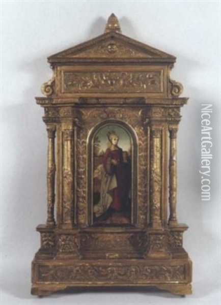 Sainte Marie Madeleine Oil Painting - Lucas Van Leyden