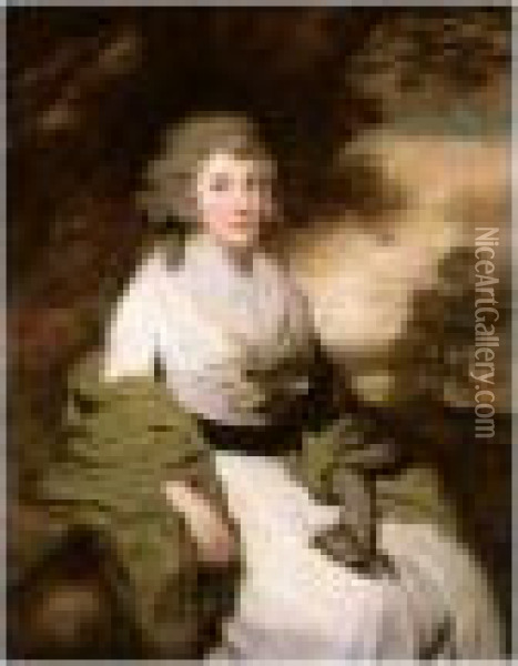 Portrait Of Mrs John Parish Oil Painting - Sir Henry Raeburn