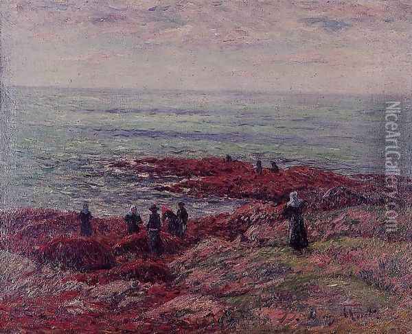 The Breton Coast III Oil Painting - Henri Moret