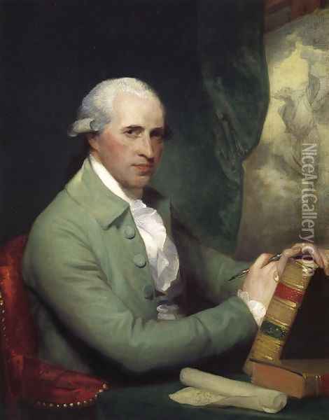 Benjamin West Oil Painting - Gilbert Stuart
