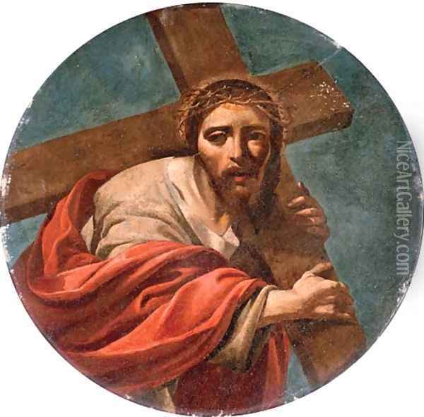 Christ bearing the Cross Oil Painting - Neapolitan School