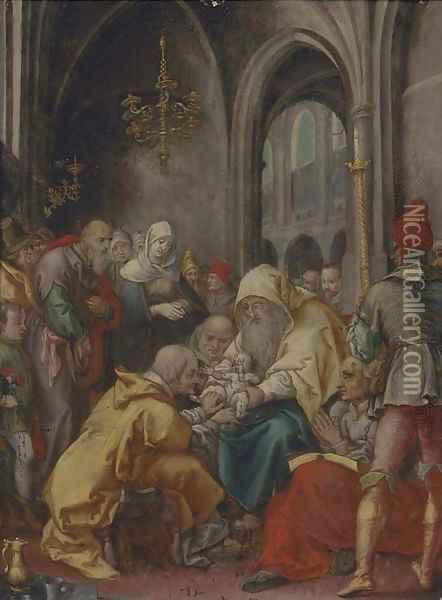 The Circumcision Oil Painting - Joseph The Elder Heintz