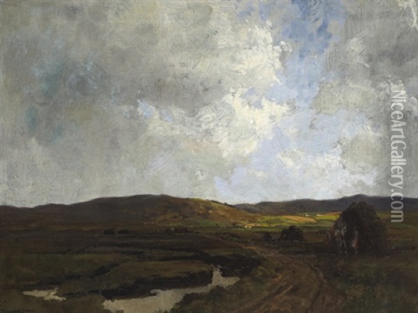 The Glen Bog, County Donegal Oil Painting - James Humbert Craig
