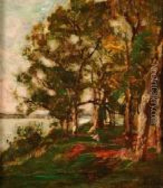 Etude D'un Paysage Normand Oil Painting - Eugene Boudin