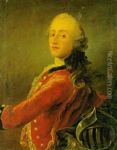 Portraet (hertugen Af Augustenborg?) Oil Painting - Peder Als