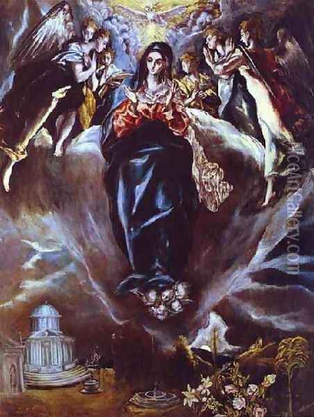 The Immaculate Conception Oil Painting - El Greco (Domenikos Theotokopoulos)