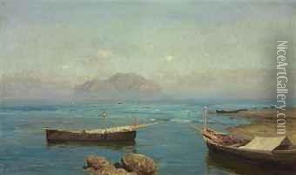 Monte Pellegrino, Palermo, Sicily Oil Painting - Francesco Lojacono