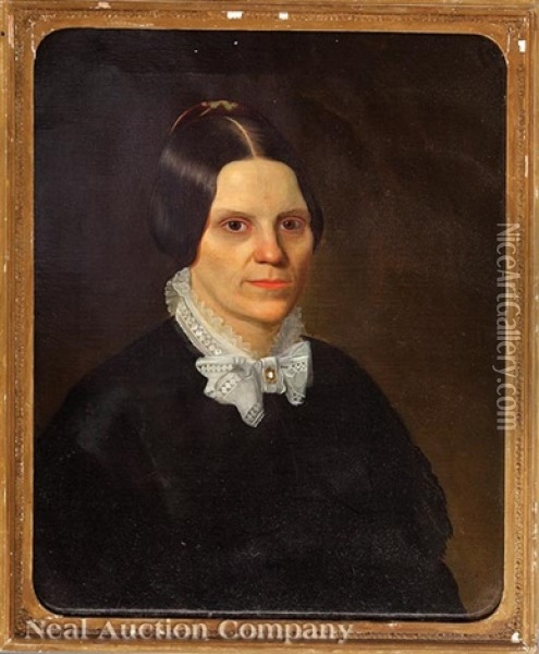 Portrait Of Susan Latham Oil Painting - William Hudson