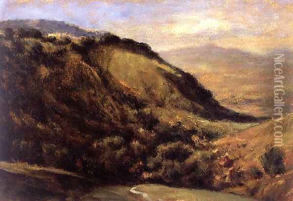 Valley in the Auvergne 1830 Oil Painting - Theodore Rousseau