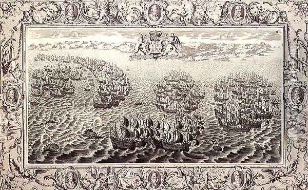 Armada, 1739 4 Oil Painting - John Pine