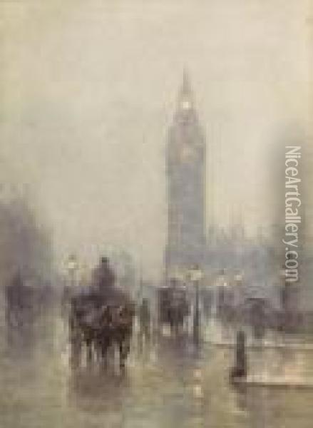 Westminster Oil Painting - Rose Barton