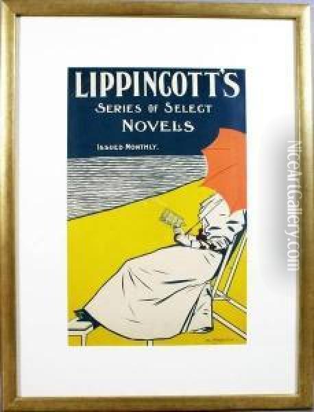 Lippincott's Series Of Select Novels Oil Painting - William Crampton Gore