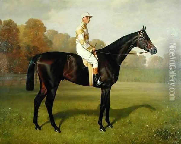 'Ladas', Winner of the 1894 Derby 2 Oil Painting - Emil Adam