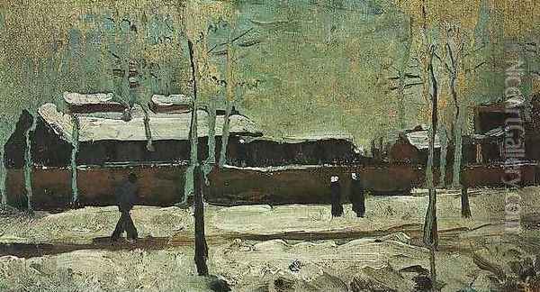 The Old Station At Eindhoven Oil Painting - Vincent Van Gogh