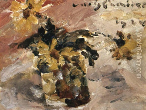 Margeriten Oil Painting - Lovis Corinth