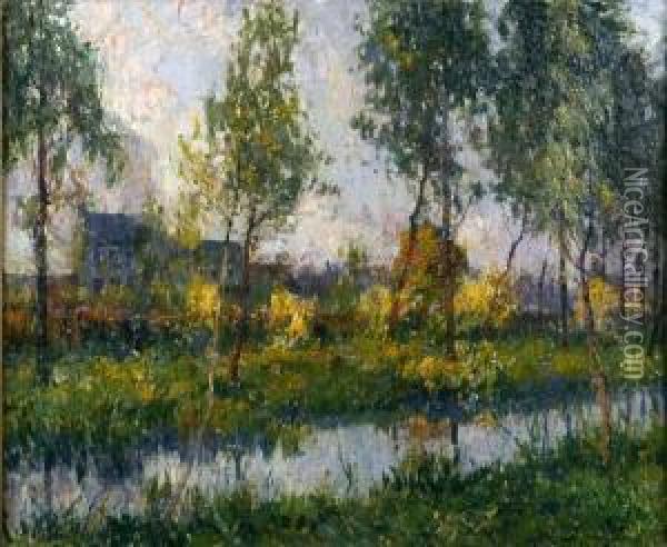 [canal Arbore] Oil Painting - Pieter Gorus