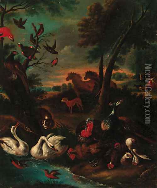 The Garden of Eden Oil Painting - Adriaen De Gryeff