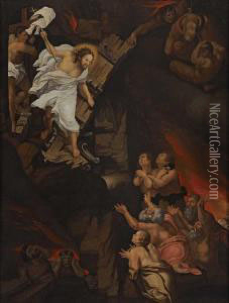 Christus In Der Vorholle Oil Painting - Lelio Orsi