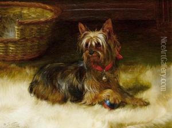 Ready To Play Oil Painting - William Henry Hamilton Trood